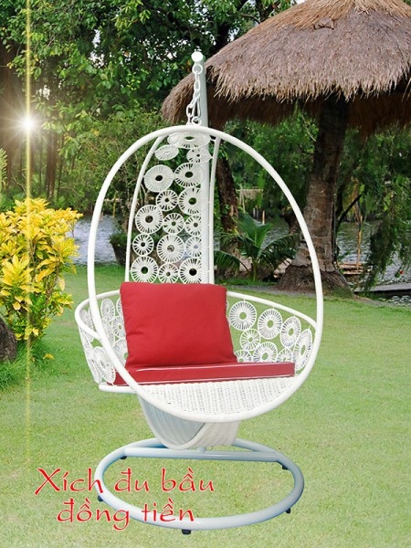 Ghế xích đu đồng tiền bầu KH12