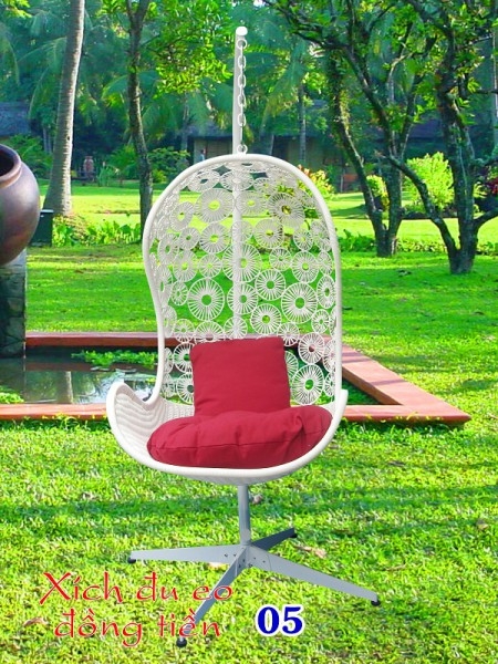 Ghế xích đu đồng tiền eo thon KH05