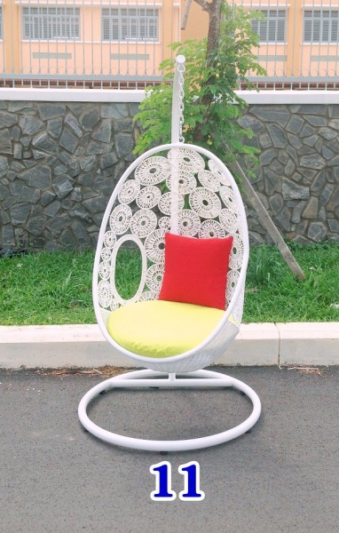 Ghế xích đu đồng tiền hai lớp KH11