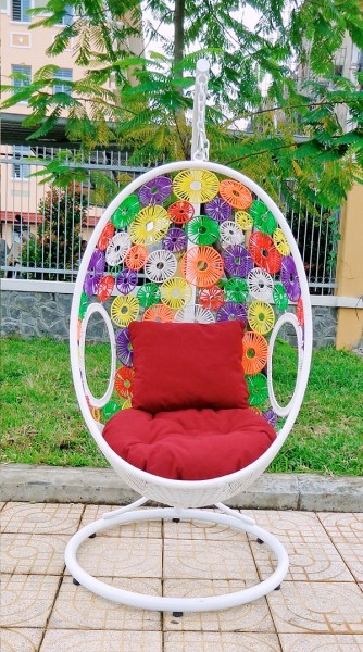 Ghế xích đu đồng tiến oval đủ màu KH04