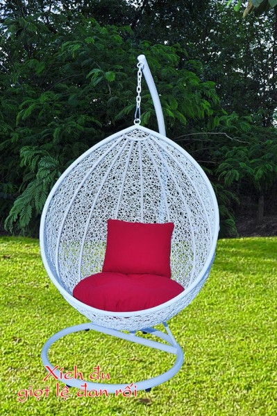 Ghế xích đu giọt lệ đan rối KH24