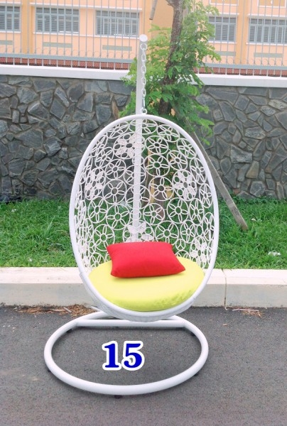Ghế xích đu hoa mai KH15