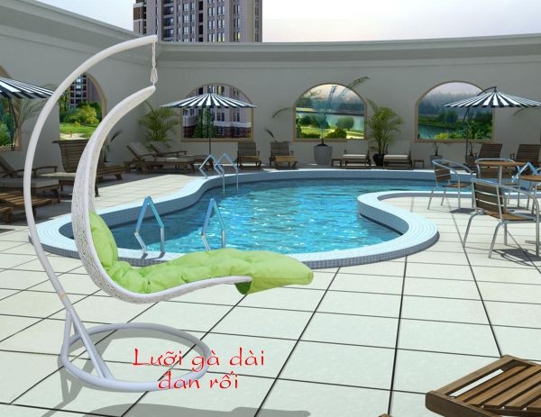 Ghế xích đu lưỡi gà dài KH35